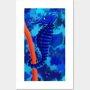 seahorse Posters and Art